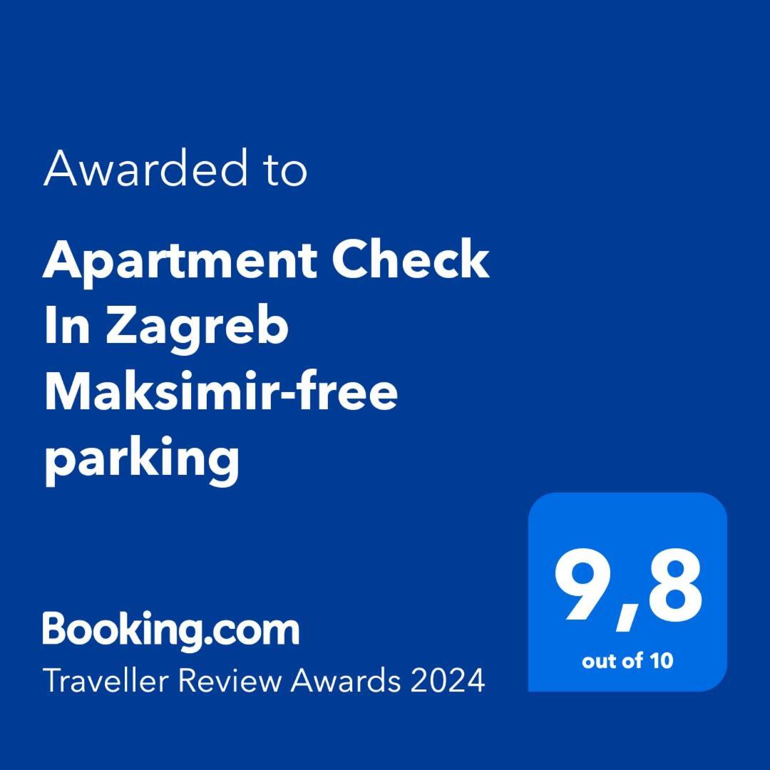 Apartment Check In Zagreb Maksimir-Free Parking Dış mekan fotoğraf